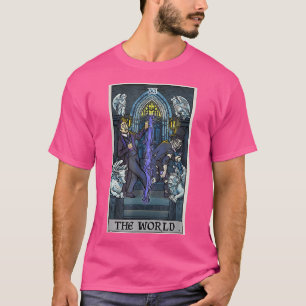 The World Tarot Card Dr. Jekyll Mr Hyde Halloween  T-Shirt