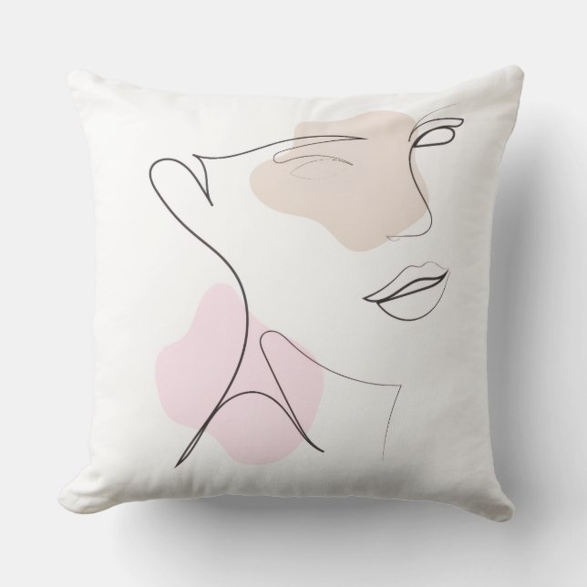 The Worth of a Woman – Decorative Pillow Kissen (Vorderseite)