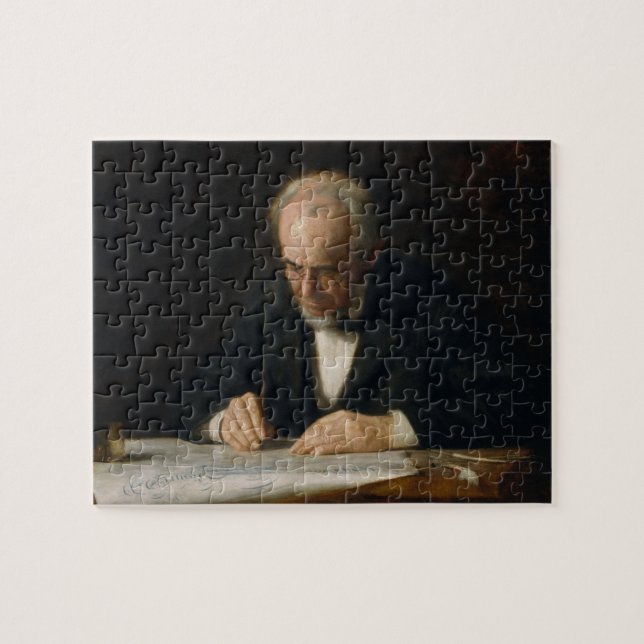 The Writing Master von Thomas Eakins Puzzle (Horizontal)