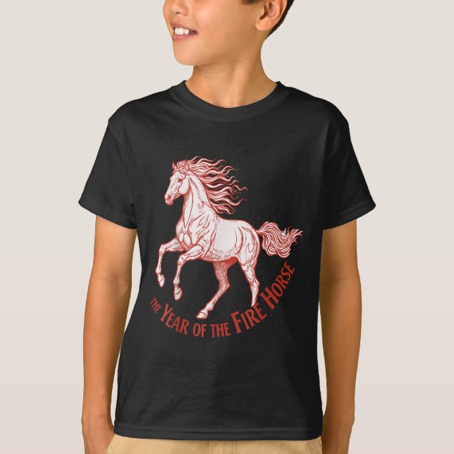 The Year Of The Fire Horse 2026 Celebration  T-Shirt (Vorderseite)