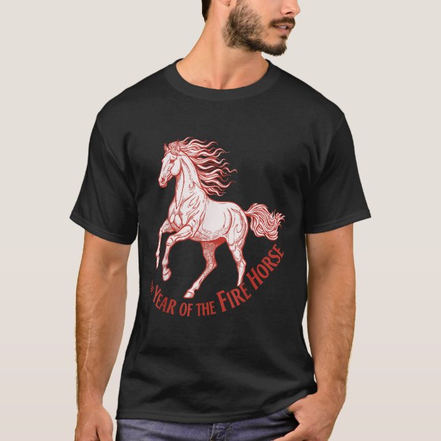 The Year Of The Fire Horse 2026 Celebration  T-Shirt (Vorderseite)