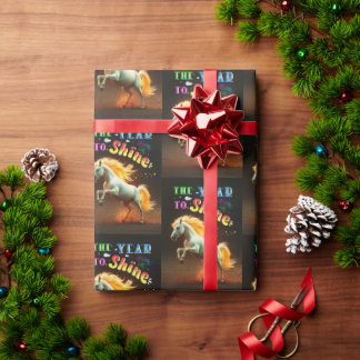 The Year To Shine Geschenkpapier
