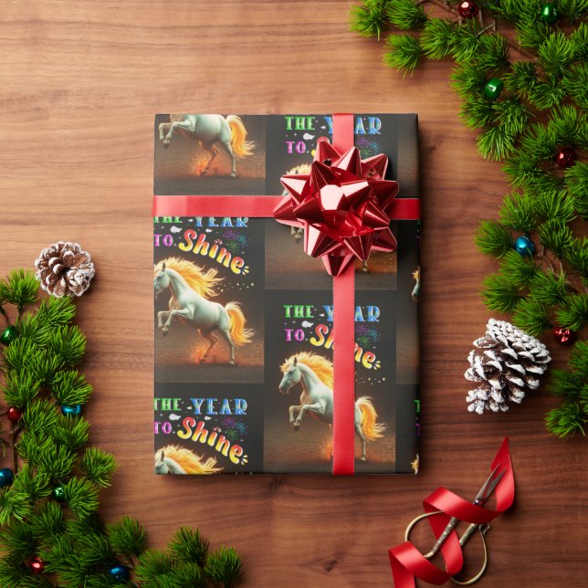 The Year To Shine Geschenkpapier (Feiertagsgeschenk)