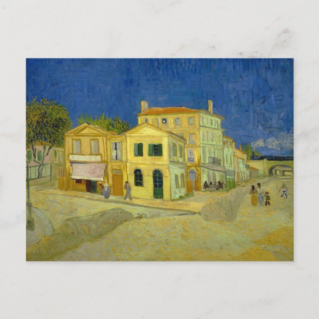 The Yellow House (F464) Van Gogh Fine Art Postkarte (Vorderseite)