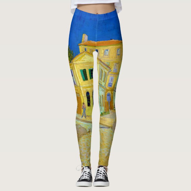 The Yellow House, Van Gogh Leggings (Vorderseite)