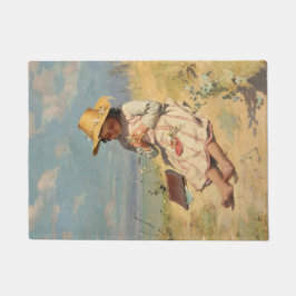 The Young Botanist (von Paul Peel) Fußmatte