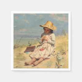 The Young Botanist (von Paul Peel) Serviette