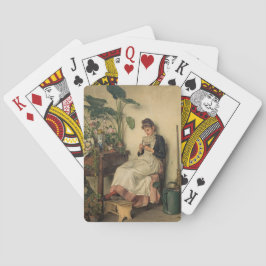 The Young Florist (von Carl Zewy) Spielkarten