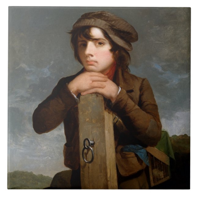 The Young Itinerant (von James Henry Beard) Fliese (Vorderseite)