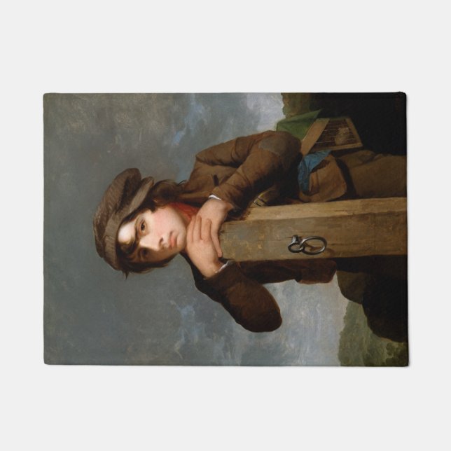 The Young Itinerant (von James Henry Beard) Fußmatte (Vorderseite)