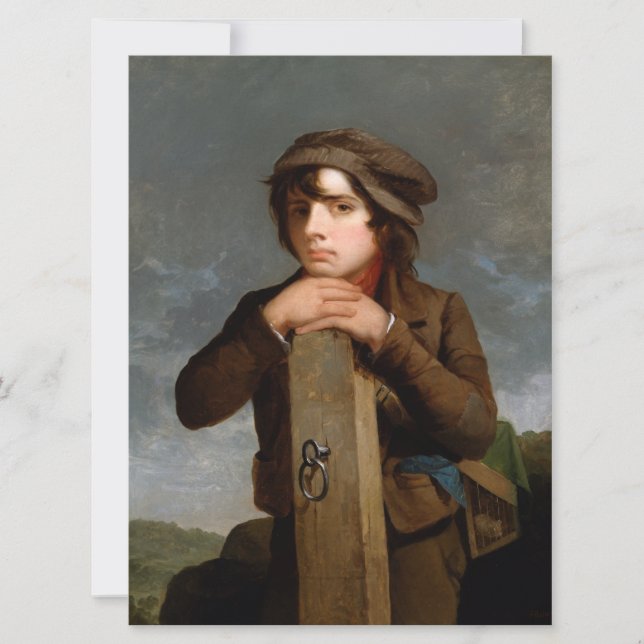 The Young Itinerant (von James Henry Beard) Karte (Vorderseite)