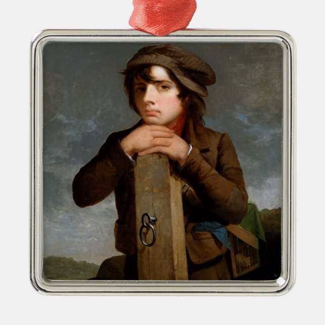 The Young Itinerant (von James Henry Beard) Ornament Aus Metall (Vorne)