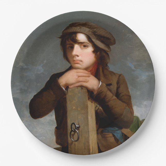 The Young Itinerant (von James Henry Beard) Pappteller (Vorderseite)