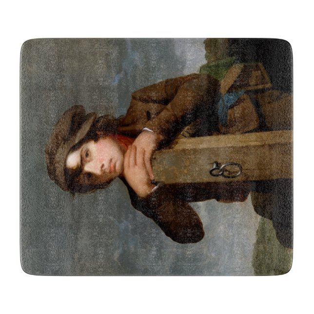 The Young Itinerant (von James Henry Beard) Schneidebrett (Vorderseite)