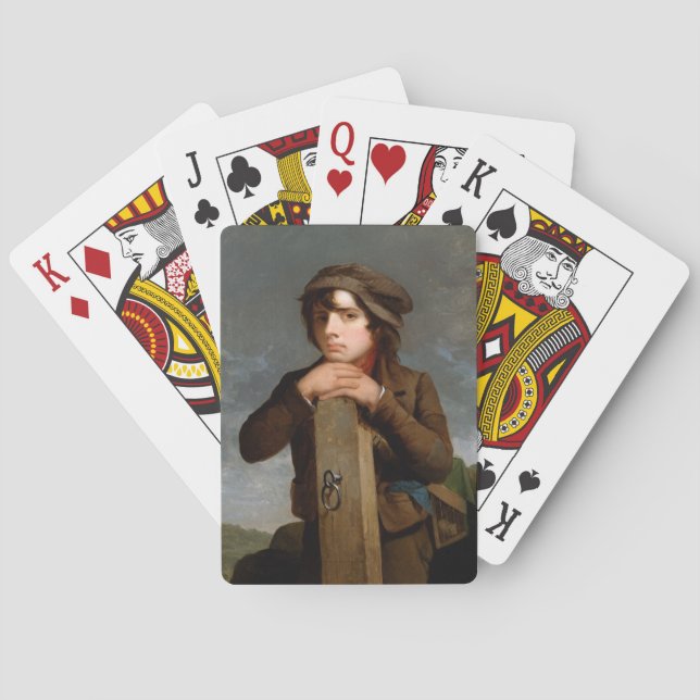 The Young Itinerant (von James Henry Beard) Spielkarten (Rückseite)