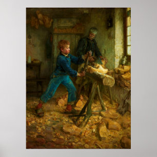 The Young Sabot Maker von Henry Ossawa Tanner 1895 Poster