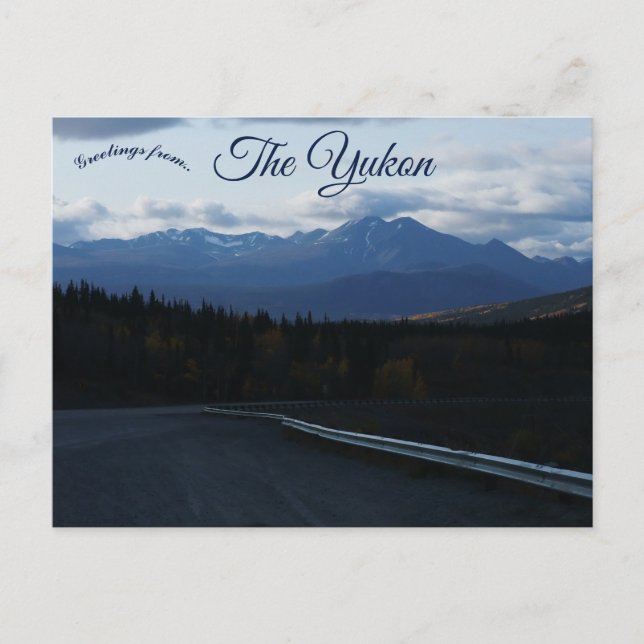 The Yukon Landscape Postkarte (Vorderseite)