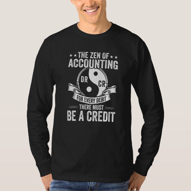 The Zen Of Accounting T-Shirt (Vorderseite)