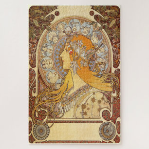 The Zodiac 1896 by Alphonse Mucha - Art Nouveau Puzzle