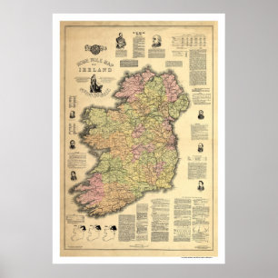 The Zuhause Rule of Ireland by Ballance 1893 Poster