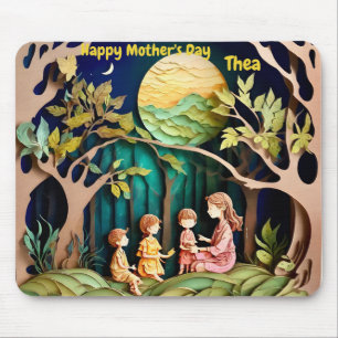 THEA ~ Muttertag ~ Papierschnitt ~ Mousepad