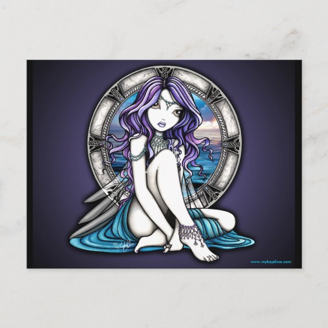 Thea Water Fairy Nymph Postcard Postkarte (Vorderseite)