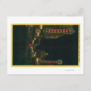 Theater am Broadway in Portland an der Main Street Postkarte