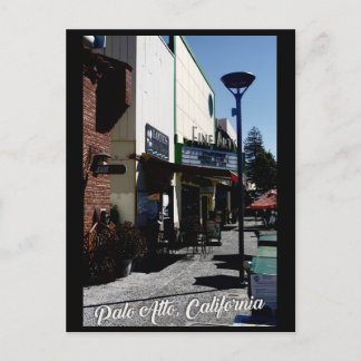 Theater an der California Ave, Palo Alto, Kaliforn Postkarte