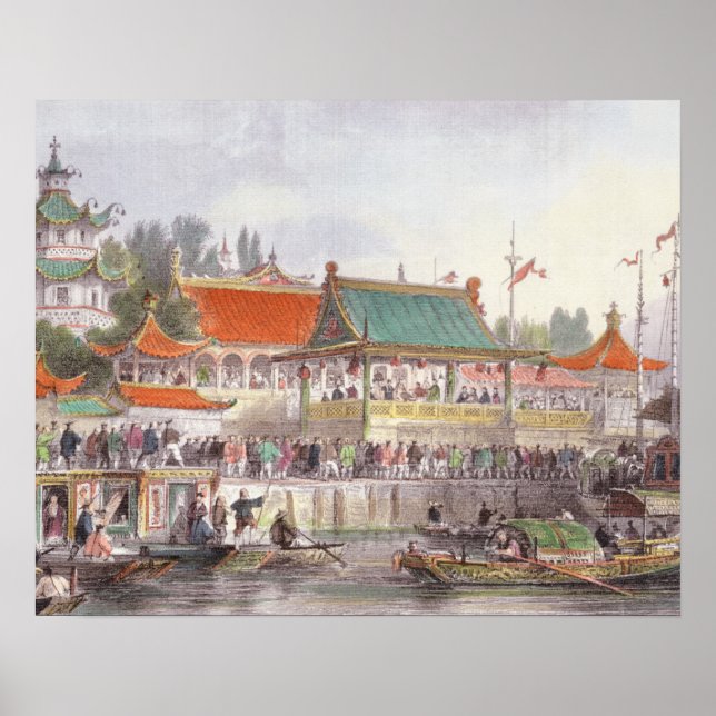 Theater bei Tien-Sing, aus "China in einer Serie V Poster (Vorne)