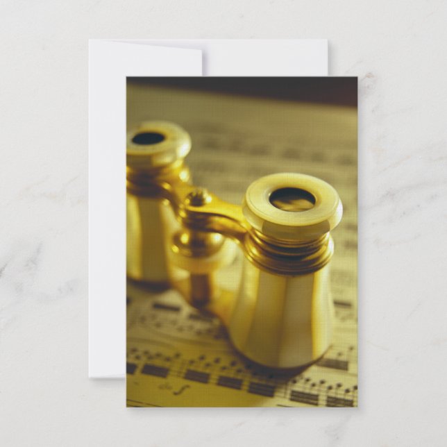 Theater Binoculars 2 Einladung (Vorderseite)