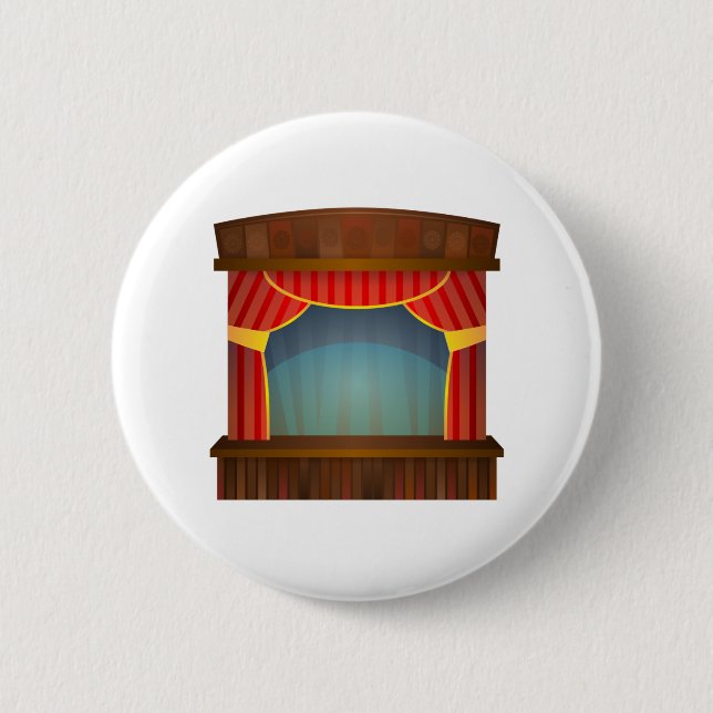 Theater-Bühne Button (Vorderseite)