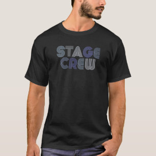 Theater Bühne Crew Stagehand Retro T-Shirt