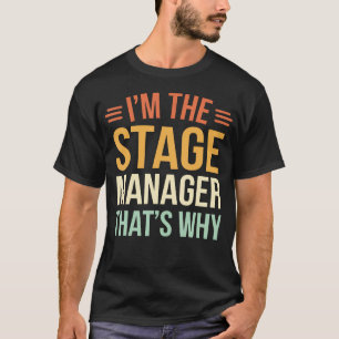 Theater-Bühnenmanager T-Shirt