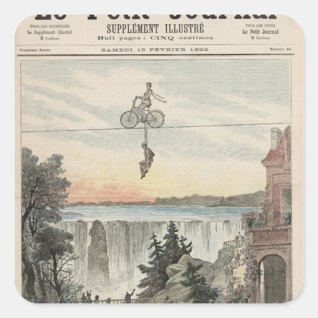 Theater de la Gaite Performers Quadratischer Aufkleber (Vorderseite)