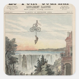 Theater de la Gaite Performers Quadratischer Aufkleber