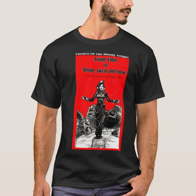 Theater der blutigen Zunge - Blut, Schweiß T-Shirt (Vorderseite)
