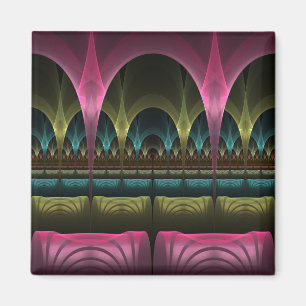 Theater der Fantasie, Abstraktes Fraktal Kunst Magnet