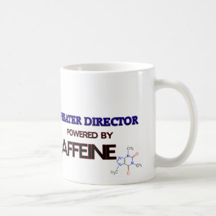 Theater-Direktor Powered durch Koffein Tasse