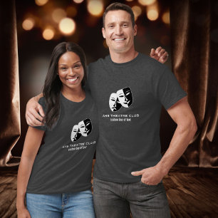 Theater-Drama-Verein maskiert kundenspezifischen T-Shirt