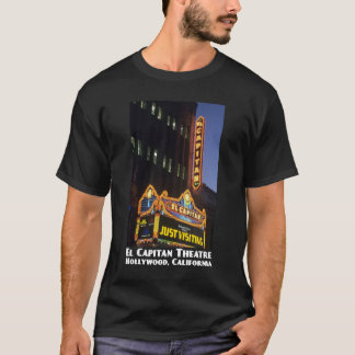 Theater EL Capitan, Hollywood-Dunkelheits-T - T-Shirt