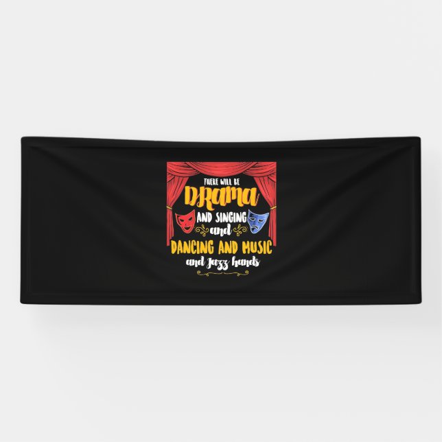 Theater Es wird Drama Banner (Horizontal)