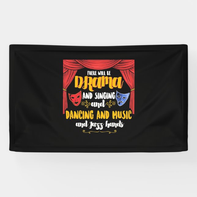 Theater Es wird Drama Banner (Horizontal)