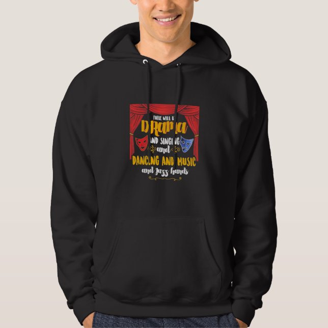 Theater Es wird Drama Hoodie (Vorderseite)