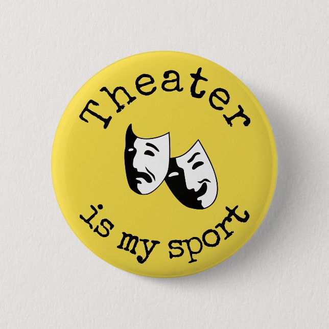 Theater ist mein Sport Button (Vorderseite)