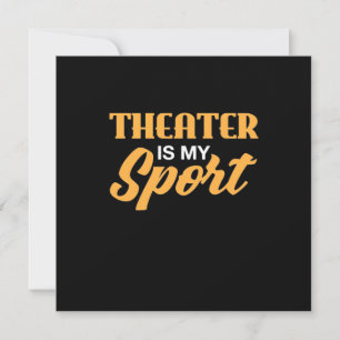 Theater ist mein Sport Einladung