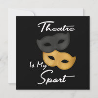 Theater ist mein Sport | Geschenk für Theater