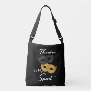 Theater ist mein Sport Geschenk für Theater Tragetaschen Mit Langen Trägern