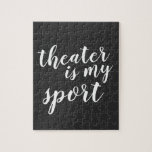 Theater ist mein Sport Simple Modern Graphic Puzzle<br><div class="desc">Ein Rätsel für die Dramen - Theater ist "Mein Sport" ist eine moderne Pinselschrift.</div>