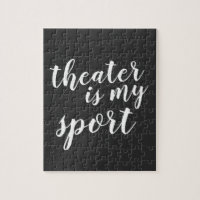 Theater ist mein Sport Simple Moderne Grafik