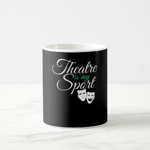 Theater ist mein T-Shirt Musical Theater Schauspie Kaffeetasse